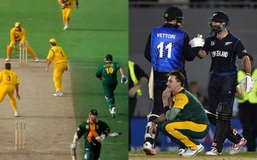 List Of Matches In ICC Tournaments Where South Africa Choked From A Winning Position